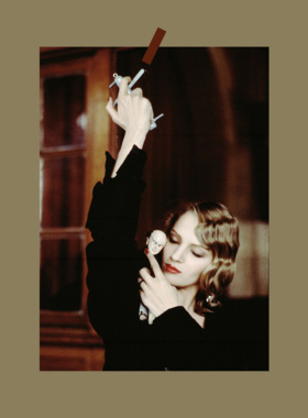 乌玛瑟曼 Uma Thurman 复古画报 卧室装饰画