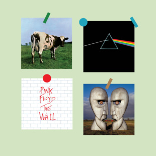 Pink Floyd 专辑封面海报 摇滚乐队宿舍卧室装饰画报平克弗洛伊德