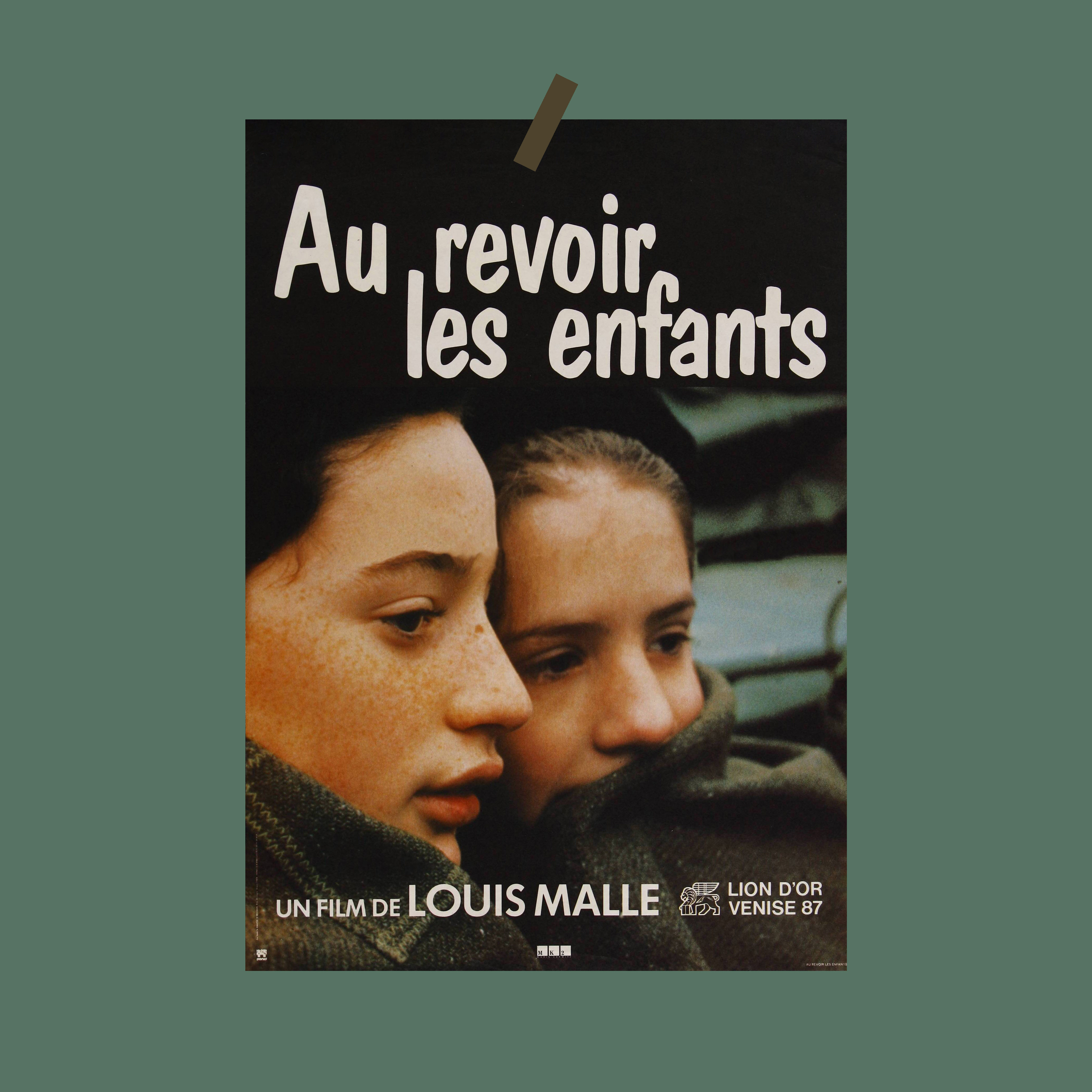 再见孩子们 电影海报 客厅墙面装饰画报背景墙贴挂画