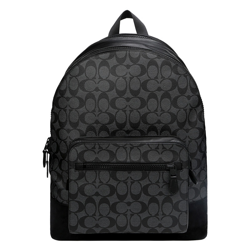 COACH/蔻驰新款男士PVC大号运动休闲双肩背包书包 36137