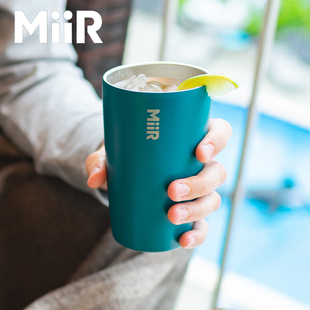 美国MiiR 不锈钢随手杯马克杯%蓝瓶子联名简约双层保温咖啡杯水杯