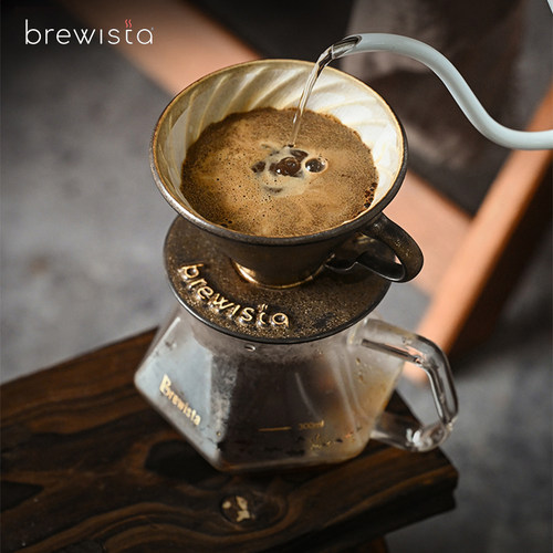 Brewista手工陶瓷冰晶蓝V60滤杯