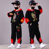 加绒新年冬季 春秋卫衣卫裤 帅气冬装 男童套装 2026中大童儿童休闲装