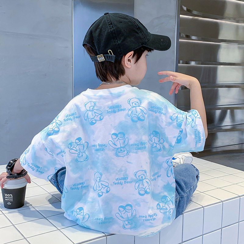男童t恤短袖潮T男孩夏季半袖卡通