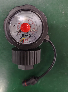 60MM径向电接点PP隔膜压力表指针式60Yxpp-1kg 1/2