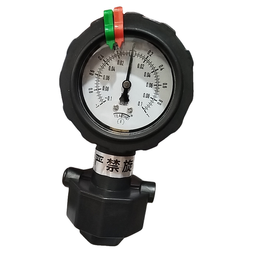 YEATHEI-1- 1BAR/-0.1-0.1MPA PP隔膜式压力真空表60MM径向1/2