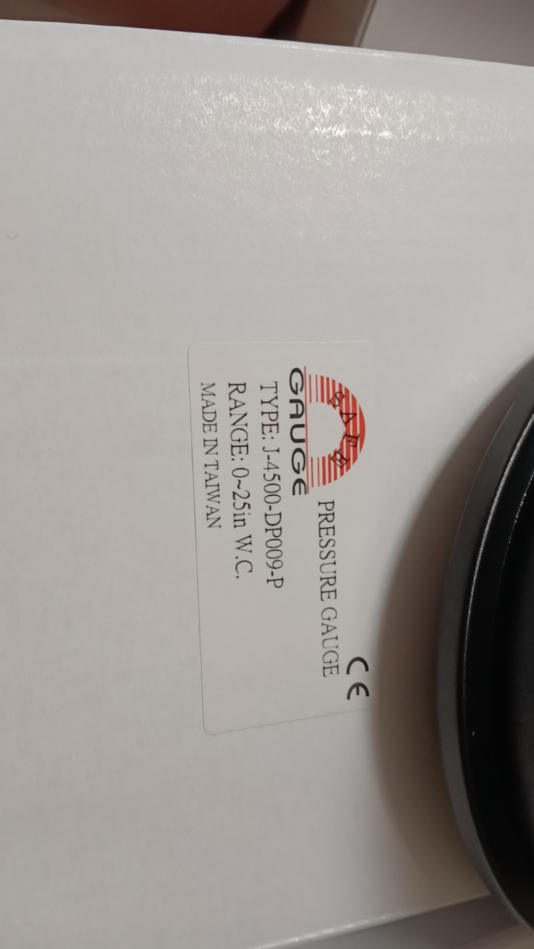 台湾华记压力表数位式微差压传送器J-4500-DP009-P 0-25in w.c