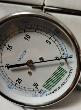 台湾KLM膜盒压力表微压表PLPG压力表气压表真空表-30kpa精度2.5