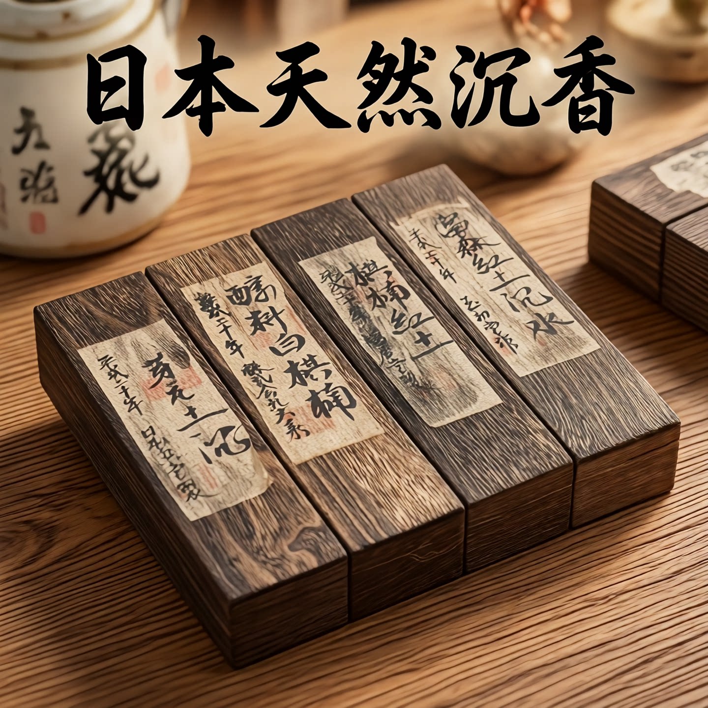 日本天然棋楠沉香芽庄线香无添加