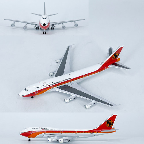 1:500安哥拉航空波音747-300客机D2-TEA飞机模型合金仿真成品