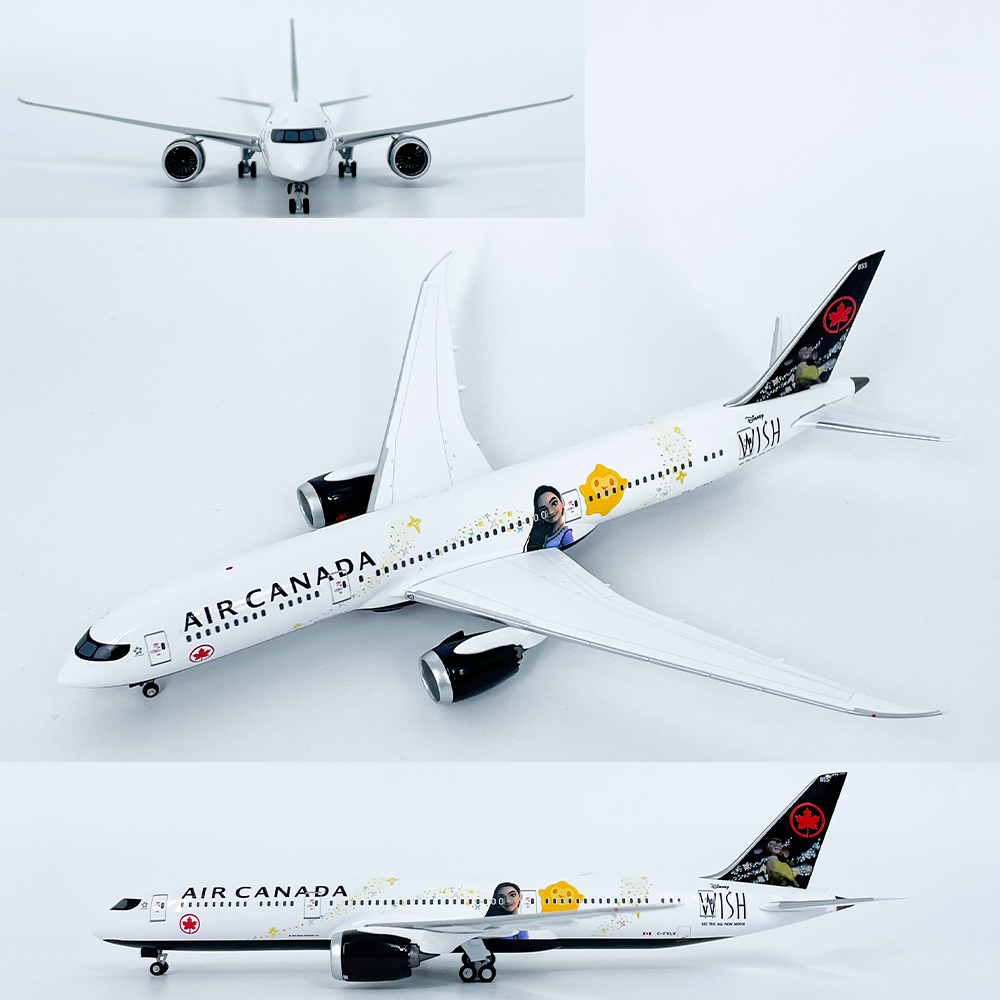 1:400加拿大航空波音787-9客机C-FVLX飞机模型合金摆件收藏NG
