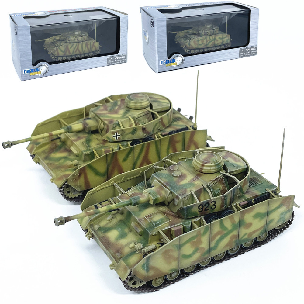1:72德国Ⅳ号四号坦克H/J型仿真坦克模型塑料静态摆件威龙成品
