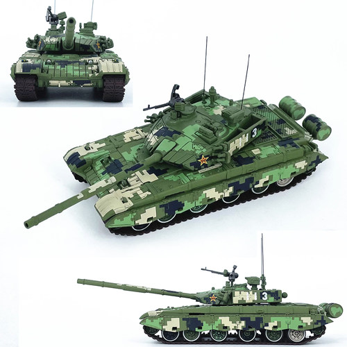 1:72中国99式主战坦克早期型合金成品数码迷彩静态仿真摆件收藏品