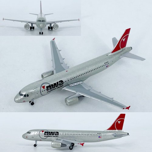 1:500美国西北航空空客A320客机N316US飞机模型合金成品摆件收藏