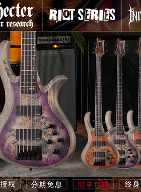 初始化乐器斯科特 Schecter Riot-5/4 Bass 四弦五弦金属电贝斯司