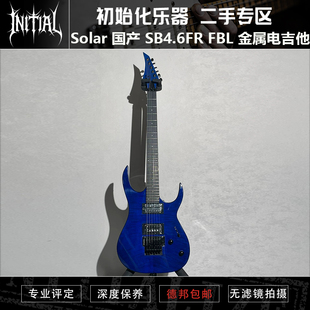 【全新运损】Solar SB4.6FR FBL 蓝色火焰枫木贴面金属电吉他国产