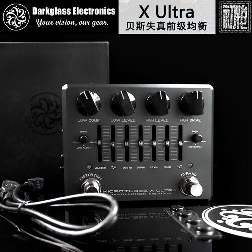 现货 Darkglass Microtubes X ULTRA 贝斯失真前级均衡单块 DI