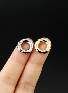 锌合金钥匙圈环多规格开口圈饰品连接扣汽车钥匙扣快挂锁匙圈扣