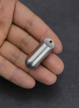 不锈钢胶囊小药瓶户外防水仓密封舱外出防水防潮随身便携小药盒