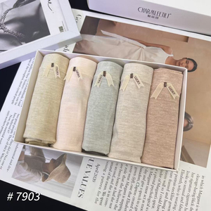 蝴蝶结魅丽翘女薄款5条装