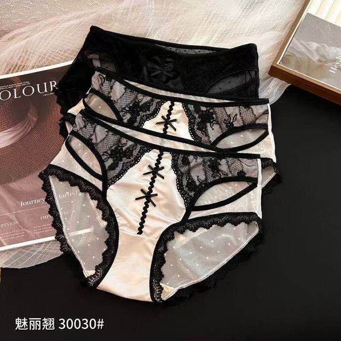 星辰幻想法式睫毛蕾丝内裤女性感