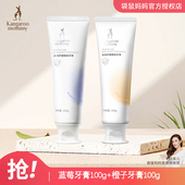 袋鼠妈妈 准孕妇牙膏缓解孕吐蓝莓清新护齿月子牙膏准孕妇护肤品