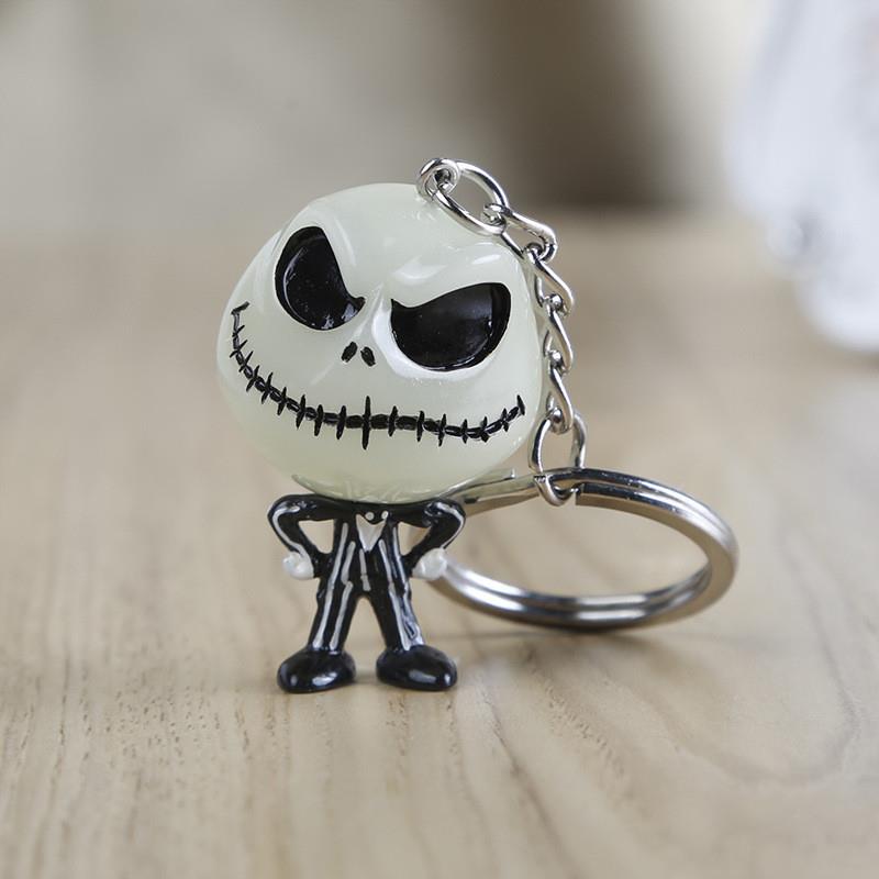 Personality Car luminous Keychain Car Key Chain Skull Keycha