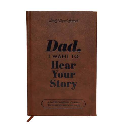 跨境新品 Dad I Want to Hear Your Story 礼物故事书皮革笔记本