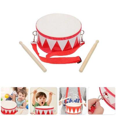 Childrens Snare Drum Doublesided Music Instrument Kids