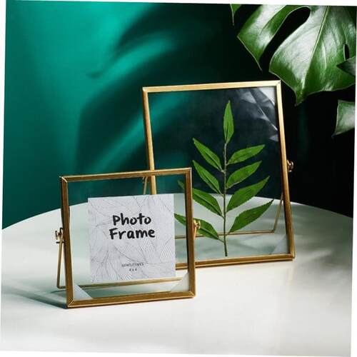 Nordic metal photo frame set 6  7  creative plant