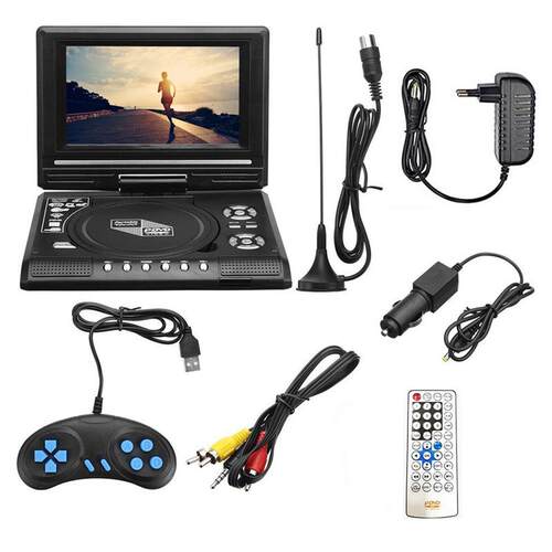 78 Inch Portable HD TV Home Car DVD Player VCD CD MP3 DVD P