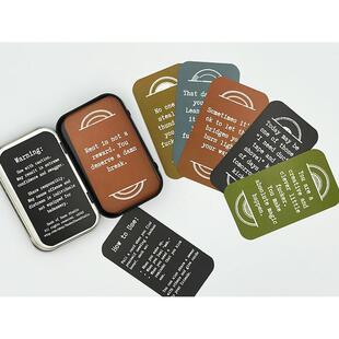 跨境热品Mini Sweary Affirmation Cards for Badass创意鼓励卡片