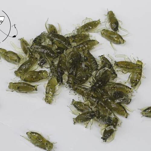 10Pcs/Lot  Lightweight Grasshopper Soft Insect Bait Floating
