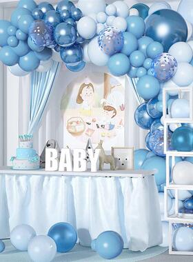 Blue Balloon Garland Arch Kit Wedding Birthday Ballon 1st On