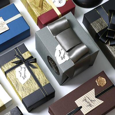 Linen Pattern Gift Wrapping Paper 亚麻纹纯色高级礼物包装纸