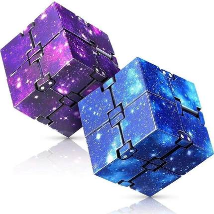 Infinity Cube Flip Adhd Toys Anxiety Toy Fingertips for Game