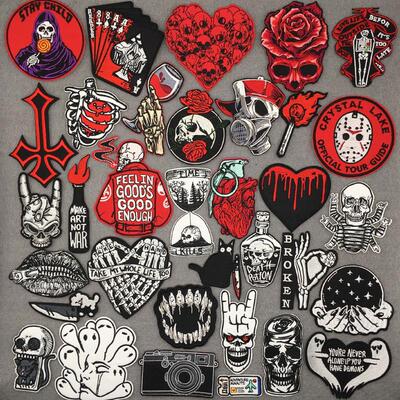 Embroidery Patch Ironing Applications Clothing Thermoadhesiv