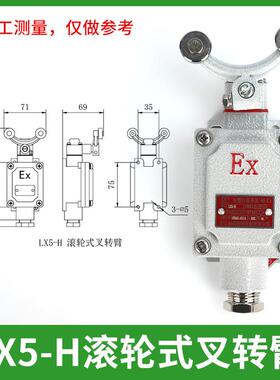 新款防爆行程开关LX5-15Z/L/B/D/H/NBZX51限位脚踏开关双踏dL包邮
