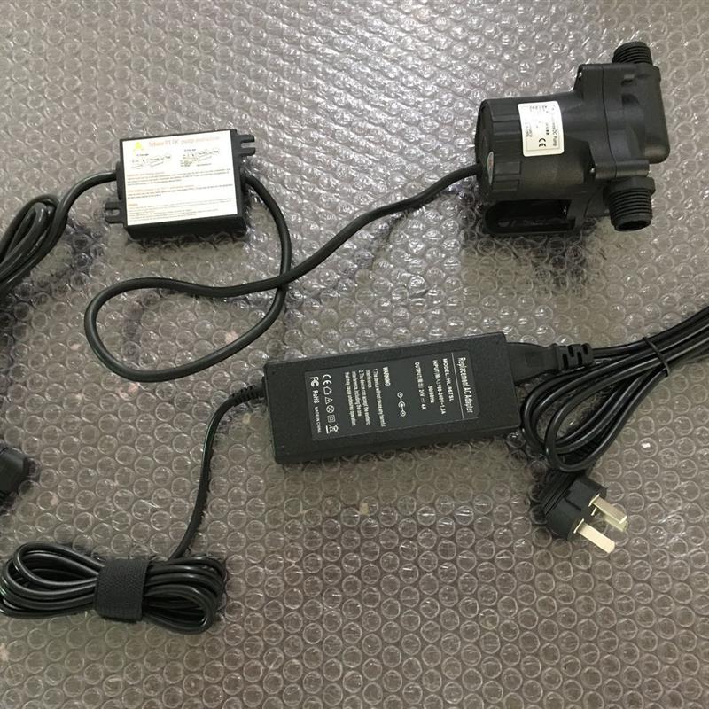 新款24V微型无刷直流水泵DC50C-2480S86W2400L/H水冷循环淋水包邮