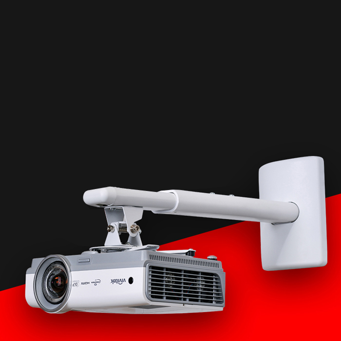 包邮美观壁挂明基爱普索尼投影机仪通用短焦吊架伸缩家用拉伸支架