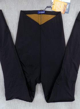 朗瑞女士保暖裤三层加厚L673-140B打底驼绒滑面棉裤无缝L673-101B