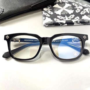 新款剋萝芯cox ucker板材眼镜框架素颜黑框复古显脸小近视痞帅潮