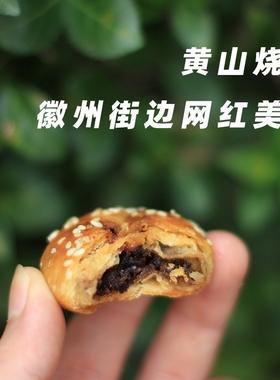 浔隐山 正宗黄山烧饼特产蟹壳黄梅干菜馅酥脆咸香味糕点小吃零食
