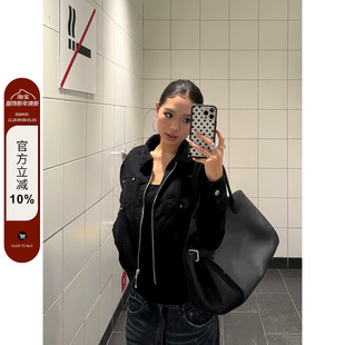 夹克高级质感翻领外套女辣妹休闲百搭上衣 复古铆钉短款 F383 美式