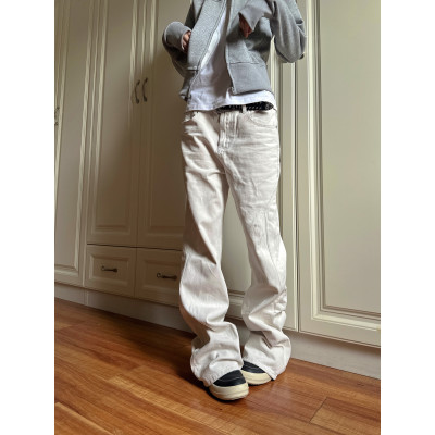 【F383】休闲百搭白色长裤