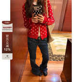 F383 ins 女显瘦百搭拖地长裤 美式 复古水洗怀旧弹力中腰微喇牛仔裤