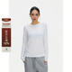 F383 内搭上衣 t恤女高级感打底衫 美式 复古莫代尔简约宽松百搭长袖