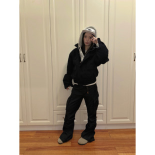 夹克男女秋季 复古vingate卡其色工装 宽松哈灵顿外套 2025美式 F383