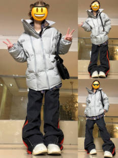 男女休闲百搭棉服ins 面包服秋冬新款 F383 2022AW国潮原创潮牌美式