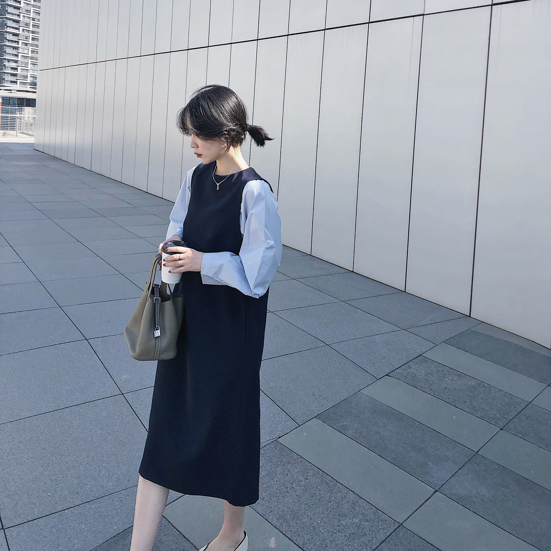 misslady新款复古风品质连衣裙